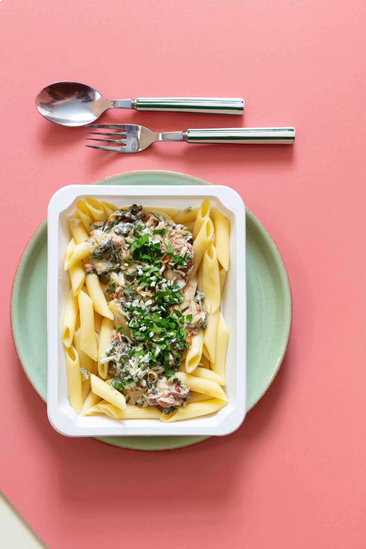 Penne ze Szpinakiem